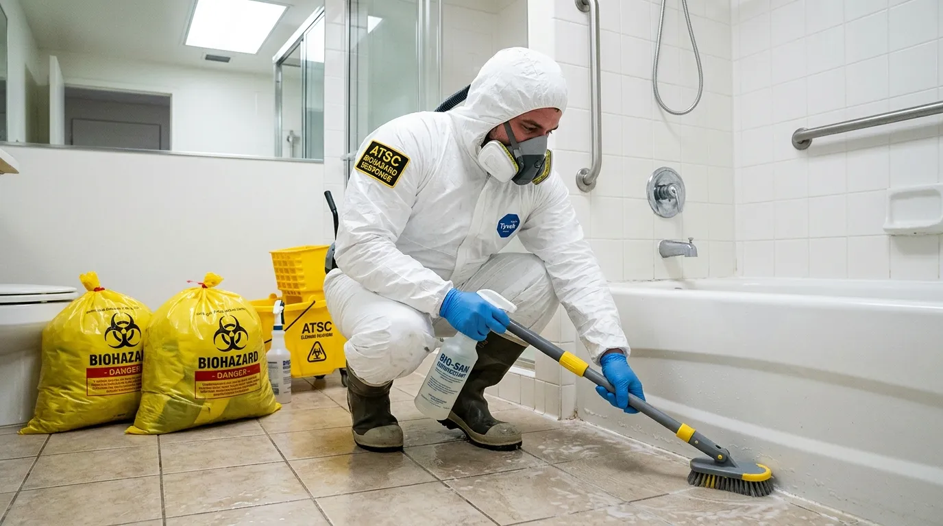 Decontamination equipment deployed for Blood Cleanup in Hightstown